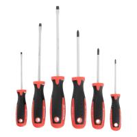 Набор отверток, сталь S2, двухкомпонентные рукоятки, 6 шт Matrix Professional по ценам производителя в Москве с доставкой по всей России