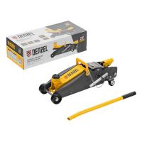 Домкрат гидравлический подкатной с фиксатором, 2,8 т, 135-385 мм Denzel по ценам производителя в Москве с доставкой по всей России