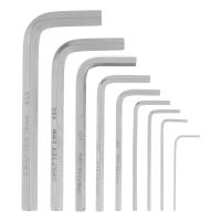 Набор ключей имбусовых HEX, 1.5-10 мм, 45x, закаленные, 9 шт, короткие, никель Сибртех по ценам производителя в Москве с доставкой по всей России