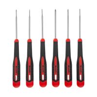 Набор отверток для точных работ Fusion, двухкомпонентная рукоятка, 6 шт, в пластиковом пенале Matrix по ценам производителя в Москве с доставкой по всей России