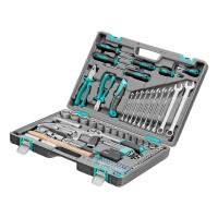 Набор инструментов, 1/2", 1/4", CrV, пластиковый кейс 98 предметов Stels