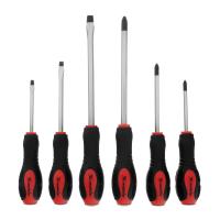 Набор ударных отверток 6 шт, PH1 х 75, PH2 х 100, PH3 х 150, SL5 х 75, SL6 х 100, SL8 х 150, CrV Matrix по ценам производителя в Москве с доставкой по всей России