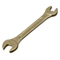 Ключ рожковый, 8 х 10 мм, желтый цинк Сибртех по ценам производителя в Москве с доставкой по всей России