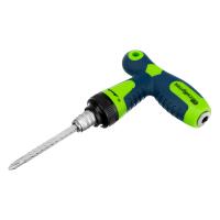 Отвертка реверсивная Т-образная комбинированная PH2/SL6, CrV Сибртех по ценам производителя в Москве с доставкой по всей России