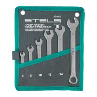 Набор ключей комбинированных 6-17 мм, 6 шт., CrV, матовый хром Stels по ценам производителя в Москве с доставкой по всей России