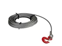 Трос стальной канат для лебёдки 500кг диаметр 6мм длина 100 м с крюком