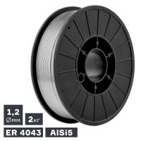 Проволока сварочная MIG, алюминий ER 4043 (AlSi5), Ø 1,2 мм, 2 кг по ценам производителя в Москве с доставкой по всей России