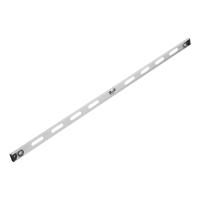 Уровень алюминиевый "Рельс", 1800 мм, 3 глазка (1 поворотный) Matrix