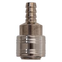 Муфта универсальная быстросъемная ("мама") со штуцером "елка" под шланг 10 мм, 1 шт, Stels