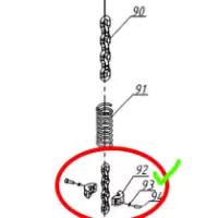 Ограничитель комплект на цепь 10 мм купить в Москве с доставкой по всей России | ProtosMarket.ru