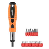 Отвертка реверсивная, биты, головки торцевые, 14 шт, Sparta по ценам производителя в Москве с доставкой по всей России