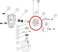 Грузовой вал звёздочка крюковой подвески 0202 купить в Москве с доставкой по всей России | ProtosMarket.ru