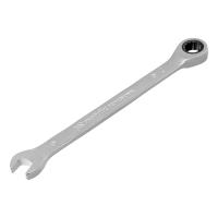 Ключ комбинированный трещоточный, 9 мм, CrV, зеркальный хром Matrix Professional