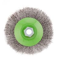 Щетка для УШМ, 115 мм, М14, "тарелка", витая проволока 0.3 мм Сибртех по ценам производителя в Москве с доставкой по всей России