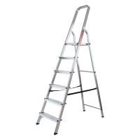 Стремянка усиленная, 6 ступеней, алюминиевая, MTX