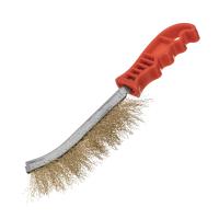 Щетка металлическая латунированная, пластиковая ручка Matrix по ценам производителя в Москве с доставкой по всей России