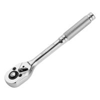 Ключ-трещотка 1/4", 45 зубьев, цельнометаллический, с быстрым сбросом, CrV, хром Сибртех по ценам производителя в Москве с доставкой по всей России