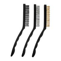 Набор щеток, 3 шт, металлические с пластмассовой ручкой, большие Matrix по ценам производителя в Москве с доставкой по всей России