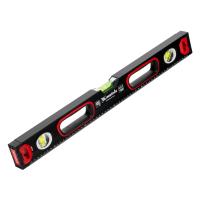 Уровень алюминиевый, усиленный, фрезерованный, 3 глазка, двухкомпонентные рукоятки, 600 мм Matrix по ценам производителя в Москве с доставкой по всей России