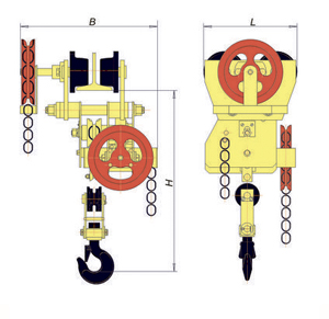 Таль ручная червячная передвижная ТРЧП 10,0 т 12 м по ценам производителя в Москве с доставкой по всей России