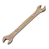 Ключ рожковый, 6 х 7 мм, желтый цинк Сибртех по ценам производителя в Москве с доставкой по всей России