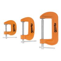 Набор: струбцины G-образные, 3 шт, 25-50-75 мм Sparta по ценам производителя в Москве с доставкой по всей России