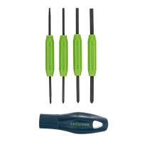 Отвертка со сменными двухсторонними насадками, 8 в 1, пластиковый кейс, CrV Сибртех по ценам производителя в Москве с доставкой по всей России