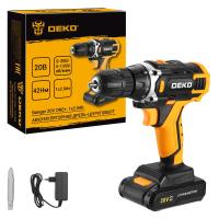Аккумуляторная дрель-шуруповерт DEKO Banger 20V ONE+, 1x2.0Ач
