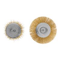 Набор щеток для дрели, 2 шт, 1 плоская, 100 мм, 1 "чашка", 75 мм, со шпильками Matrix по ценам производителя в Москве с доставкой по всей России
