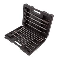 Набор буров по бетону, 6-8-10 х 160, 8-10-12 х 210, 10-12-14 х 260 мм, зубила 4 шт, SDS Plus Matrix по ценам производителя в Москве с доставкой по всей России