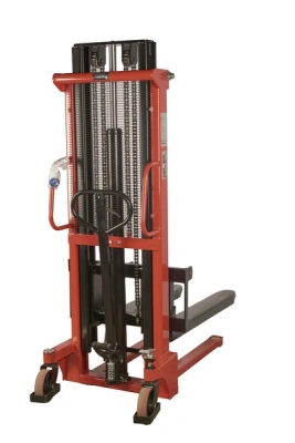 Штабелер гидравлический 1,0 т 2,5 м TOR CTY-EH с раздвижными вилами по ценам производителя в Москве с доставкой по всей России