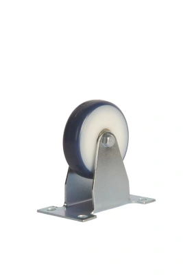 Колесо аппаратное неповоротное FCv 93 75 мм (синяя резина) по ценам производителя в Москве с доставкой по всей России