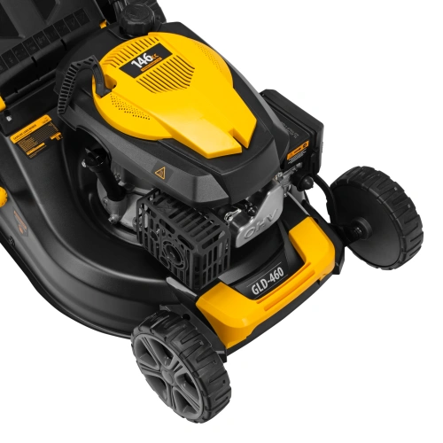 Газонокосилка бензиновая GLD-460, 146 куб.см, ширина 46 см, ручная, 7 уровней, травосборник 50 л Denzel по ценам производителя в Москве с доставкой по всей России