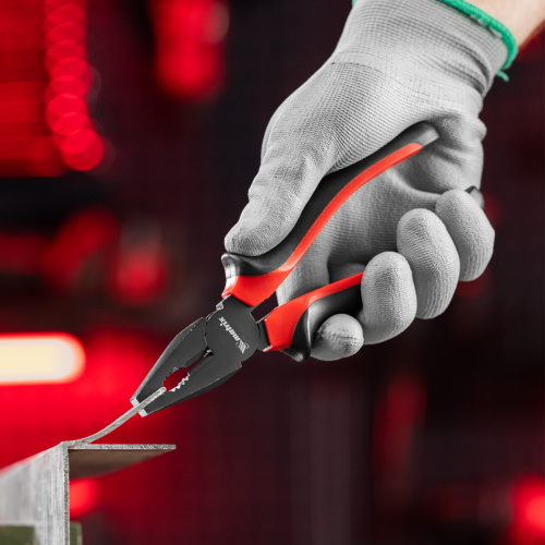 Плоскогубцы комбинированные Black Nickel, 180 мм, двухкомпонентные рукоятки Matrix по ценам производителя в Москве с доставкой по всей России