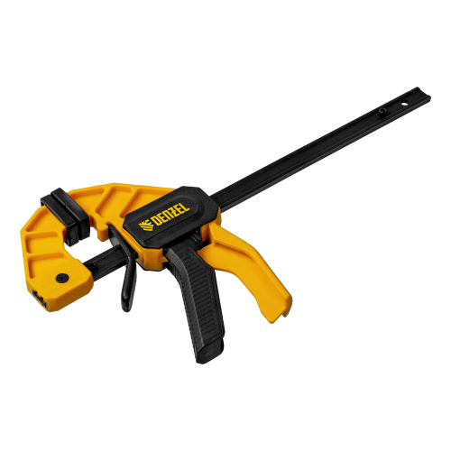 Струбцина F-образная, быстрозажимная, 150 х 55 мм, усиленный нейлоновый корпус Denzel по ценам производителя в Москве с доставкой по всей России