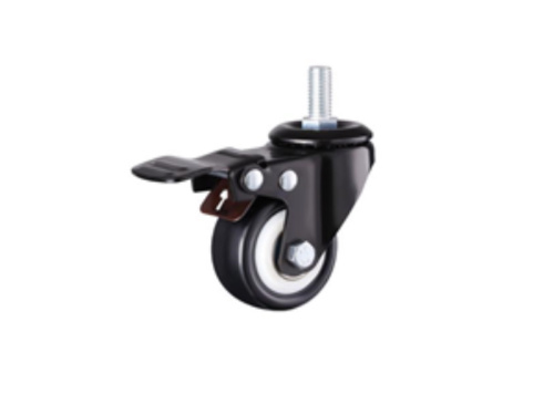 Колесо мебельное поворотное SCZTB 25 50 мм с болтом и тормозом по ценам производителя в Москве с доставкой по всей России