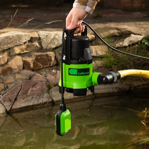 Дренажный насос для грязной воды СДН650-35, 650 Вт, напор 8 м, 11000 л/ч Сибртех по ценам производителя в Москве с доставкой по всей России