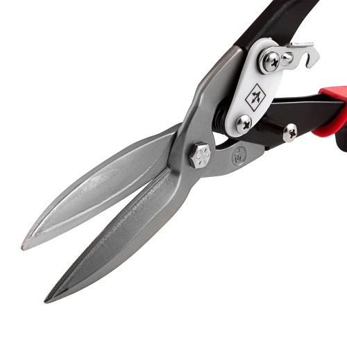 Ножницы по металлу, удлиненные, 290 мм, прямой рез, CrMo, двухкомпонентные обрезиненные рукоятки, PRO Matrix по ценам производителя в Москве с доставкой по всей России