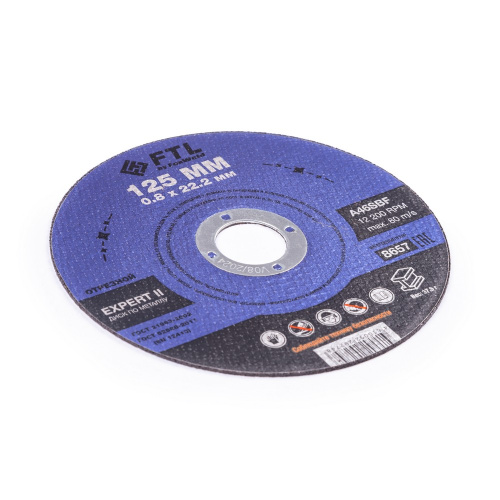 Круг отрезной по металлу FTL Expert II 125 х 0,8 х 22,2 мм A46SBF по ценам производителя в Москве с доставкой по всей России