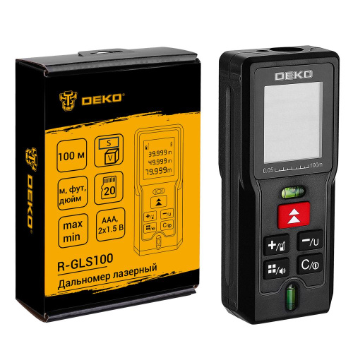 Дальномер лазерный DEKO R-GLS100 по ценам производителя в Москве с доставкой по всей России
