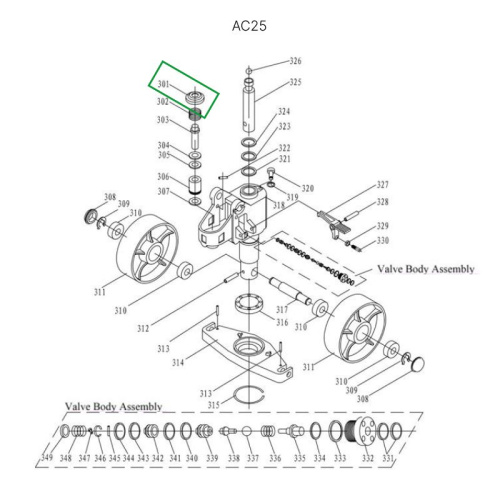Крышка пружины для гидравлических тележек AC25 по ценам производителя в Москве с доставкой по всей России