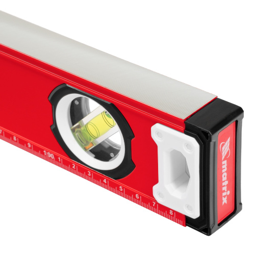 Уровень алюминиевый, фрезерованный, 3 глазка, рукоятки, 2000 мм Matrix по ценам производителя в Москве с доставкой по всей России