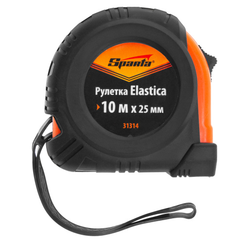 Рулетка Elastica,10 м х 25 мм,обрезиненный корпус Sparta по ценам производителя в Москве с доставкой по всей России