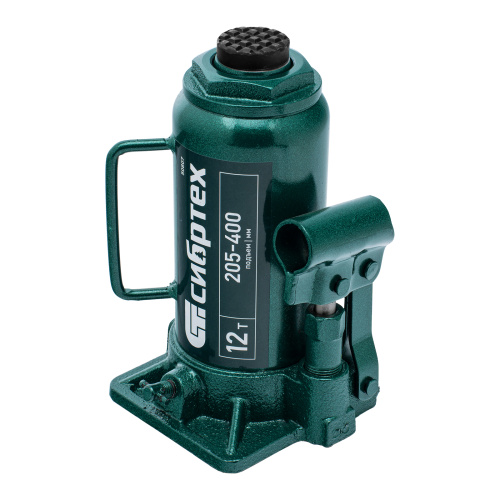 Домкрат гидравлический бутылочный, 12 т, 205-400 мм Сибртех по ценам производителя в Москве с доставкой по всей России