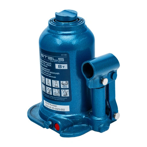 Домкрат гидравлический бутылочный телескопический, 8 т, подъем 180-410 мм Stels по ценам производителя в Москве с доставкой по всей России