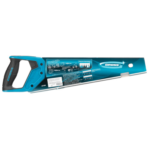 Ножовка по дереву "Piranha", 400 мм, 7-8 TPI, зуб-3D, каленый зуб, двухкомпонентная рукоятка Gross по ценам производителя в Москве с доставкой по всей России