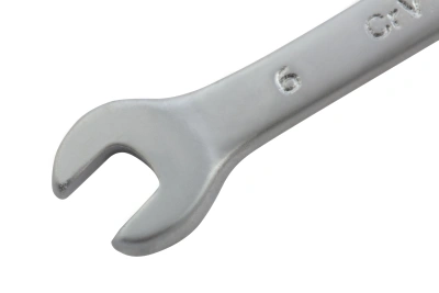 Ключ комбинированный, 6 мм, CrV, матовый хром Matrix по ценам производителя в Москве с доставкой по всей России