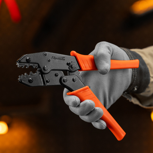 Клещи, 0.5-10 мм, для обжима электрокабеля Sparta по ценам производителя в Москве с доставкой по всей России