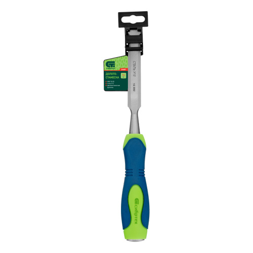 Долото-стамеска, 16 мм, двухкомпонентная рукоятка Сибртех по ценам производителя в Москве с доставкой по всей России