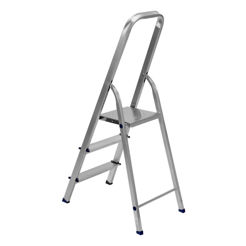 Стремянка, 3 ступени, алюминиевая, Сибртех по ценам производителя в Москве с доставкой по всей России
